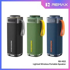 REMAX - RB-M22 Lighted Wireless Portable Speaker (30W) - Blue