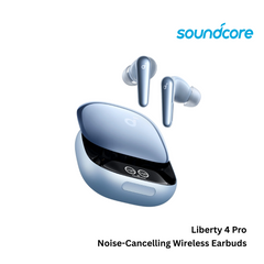 ANKER - SOUNDCORE Liberty 4 Pro Noise-Cancelling Wireless Earbuds - Light Blue