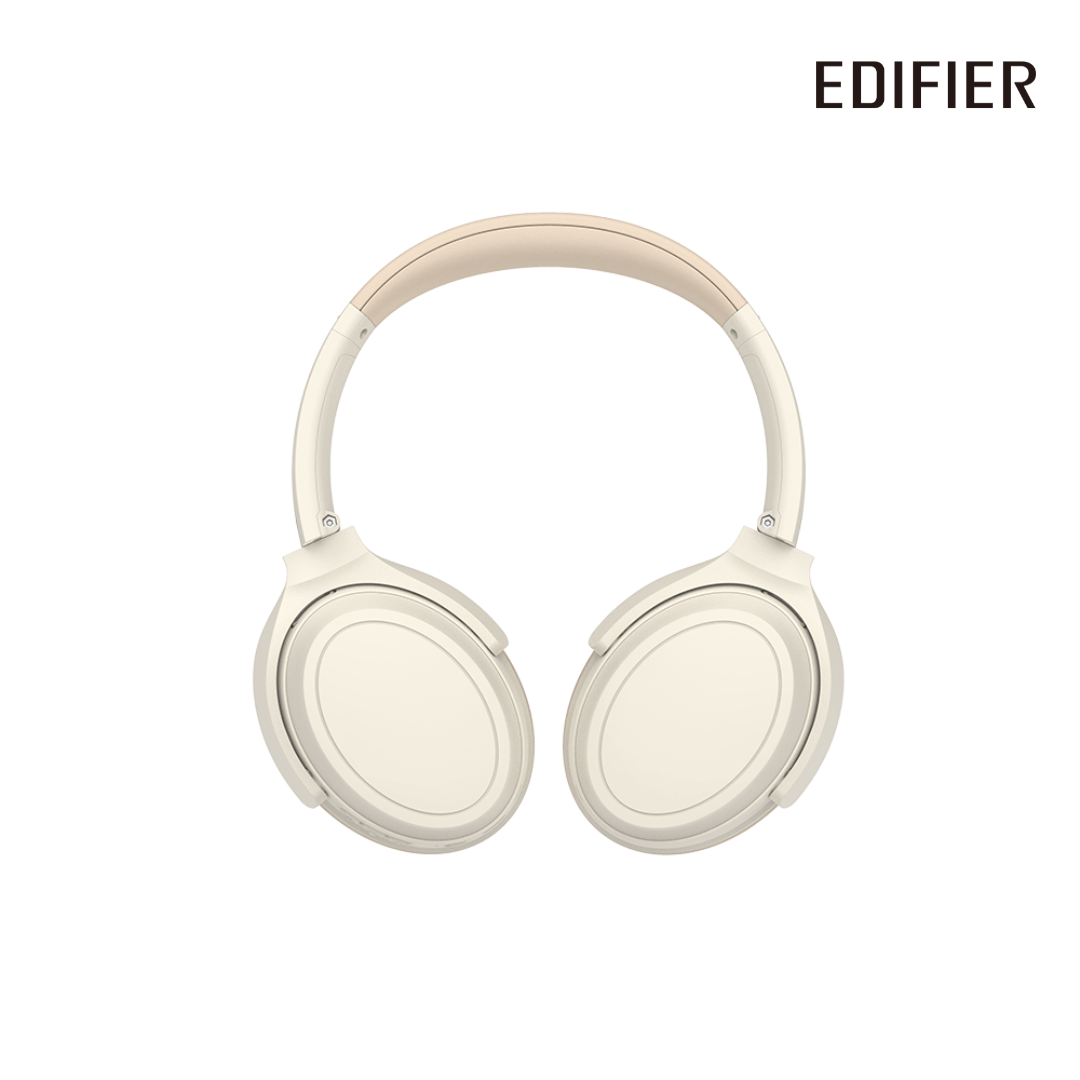 Edifier WH700NB Active Noise Cancelling Headphones - 68H Playtime - AI Call Noise Cancellation - Dual Device Connection - Lightweight & Foldable Design - Fast Charge - Bluetooth 5.3 - Ivory