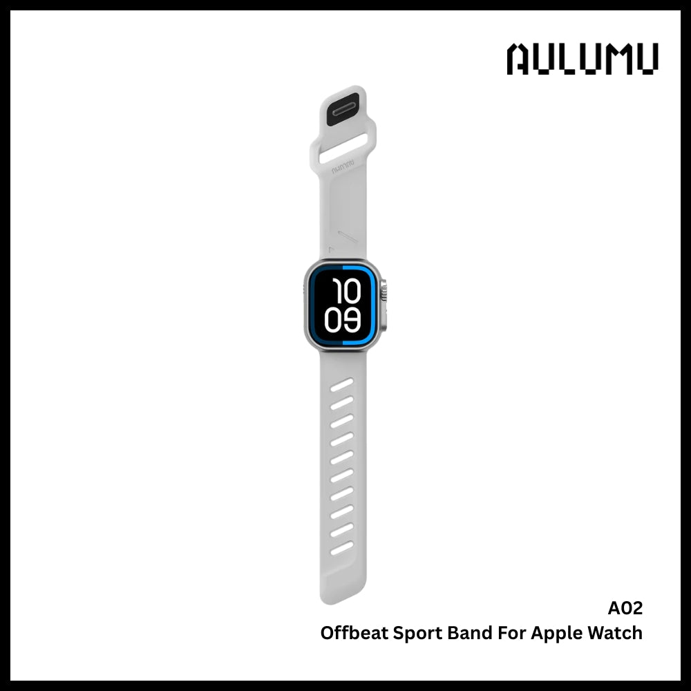 AULUMU - A02 Offbeat Sport Band for Apple Watch Series - White