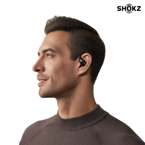 SHOKZ Openfit Open Ear Headphone  (Black)