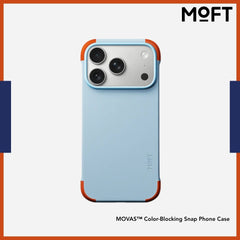 MOFT - MOVAS™ Color-Blocking Snap Phone Case For iPhone 17 Pro Max - Soothing Mist + Sunrise