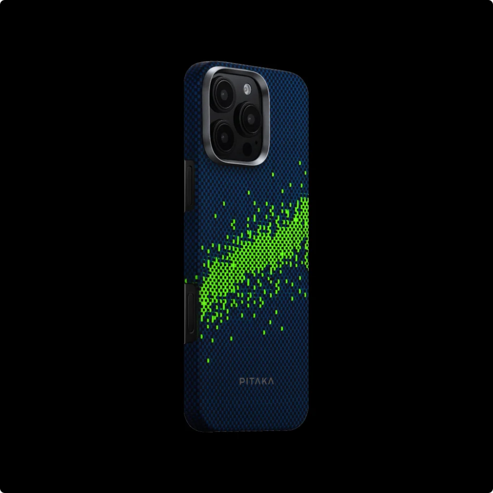 PITAKA - iPhone 16 Pro Case ( StarPeak Luminous ) - Milky Way Galaxy