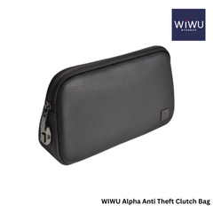 WIWU - Alpha Anti-Theft Clutch Bag - Black