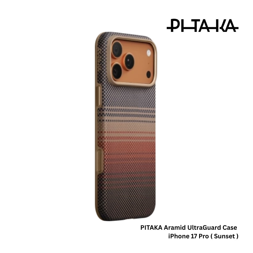 PITAKA Aramid UltraGuard Case スマホケース PITAKA - Aramid UltraGuard Case For iPhone 17 Pro - Sunset
