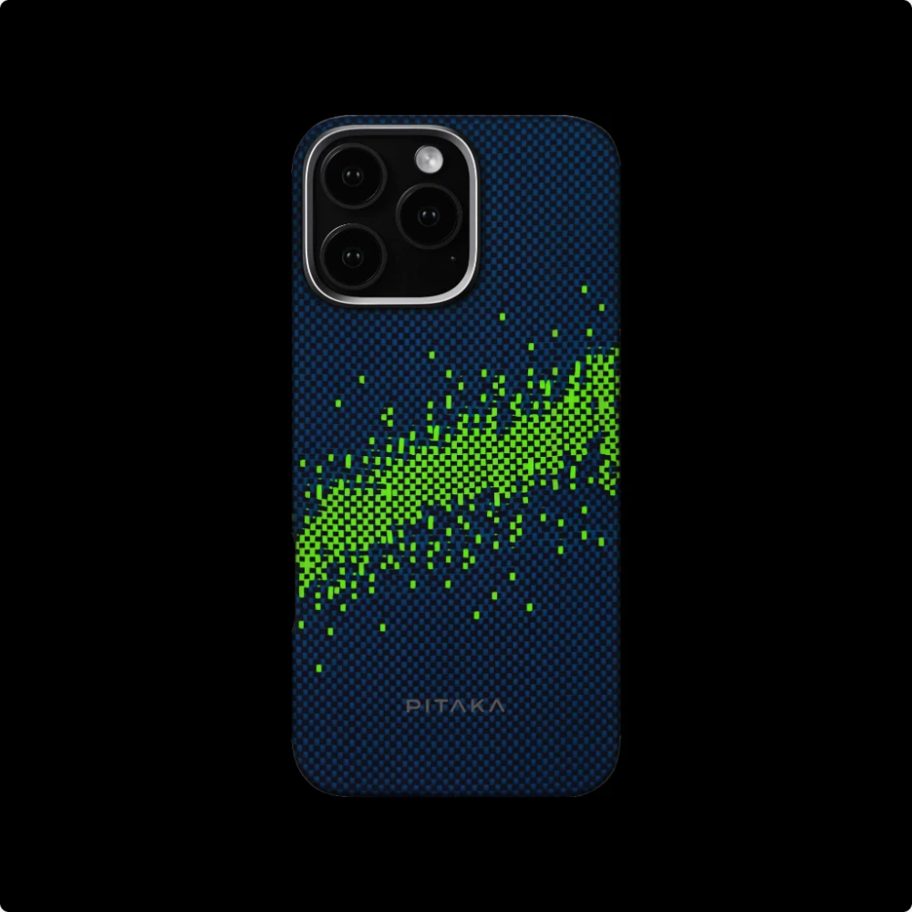 PITAKA - iPhone 16 Pro Case ( StarPeak Luminous ) - Milky Way Galaxy