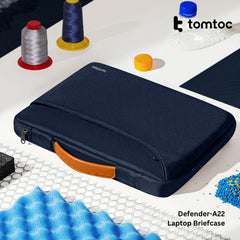Tomtoc - Defender-A22 Laptop Briefcase ( 16 Inch Universal ) - Navy Blue