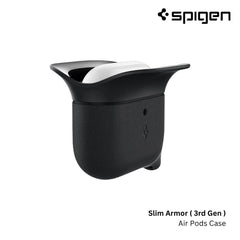 Spigen - Slim Armor AirPods Case (3rd Gen) - Black