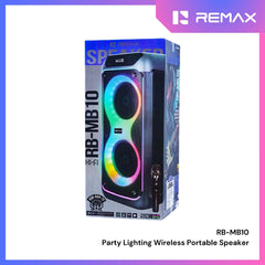 REMAX - RB-MB10 Lighting Party Bluetooth Wireless Speaker ( 140W ) - Black