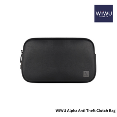 WIWU - Alpha Anti-Theft Clutch Bag - Black