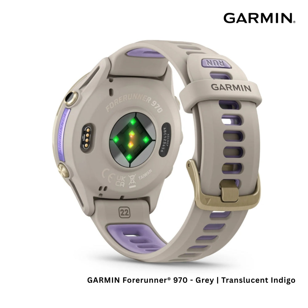 GARMIN - Forerunner® 970 Smart Watch - Grey | Translucent Indigo