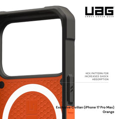 UAG -Exclusive Pathfinder Case For iPhone 17 Pro - Orange