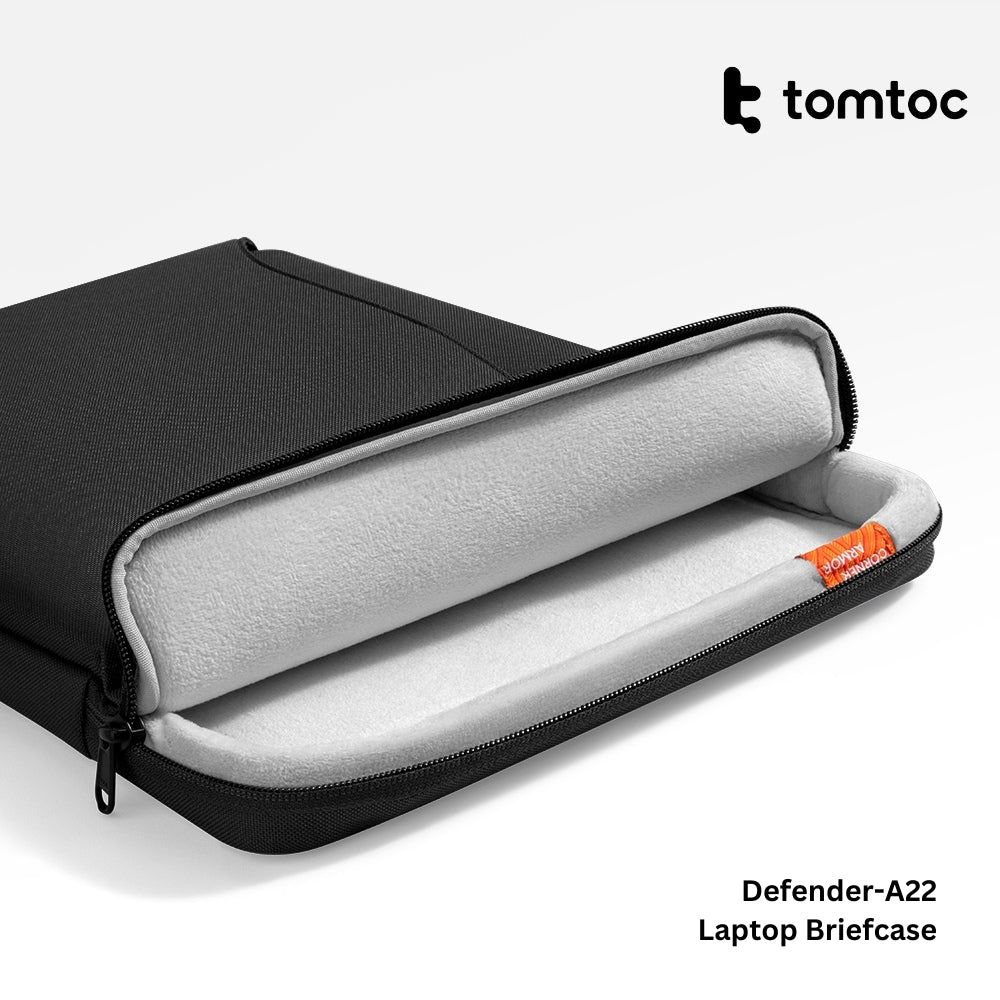 TOMTOC - Defender-A22 Laptop Briefcase ( 16 Inch Universal ) - Black