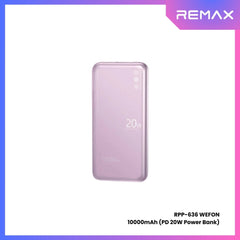 REMAX - RPP-636 Wefon Series 10000mAh Fast Charging Ultra thin Power Bank(20W) - Purple