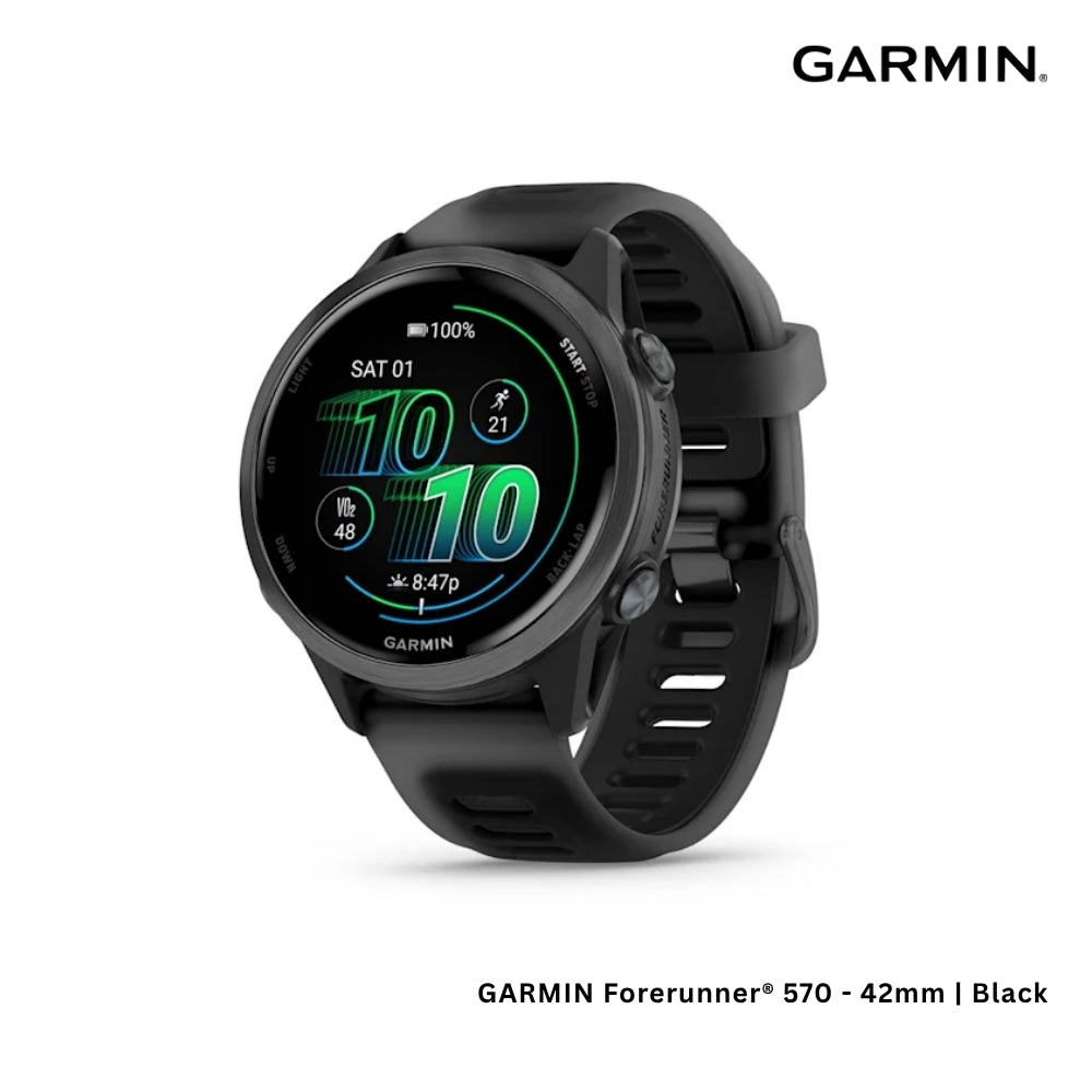 GARMIN - Forerunner® 570 Smart Watch (42mm ) - Black