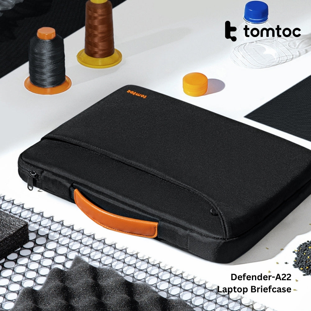 TOMTOC - Defender-A22 Laptop Briefcase ( 16 Inch Universal ) - Black