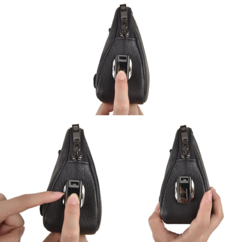 WIWU - Alpha Anti-Theft Clutch Bag - Black