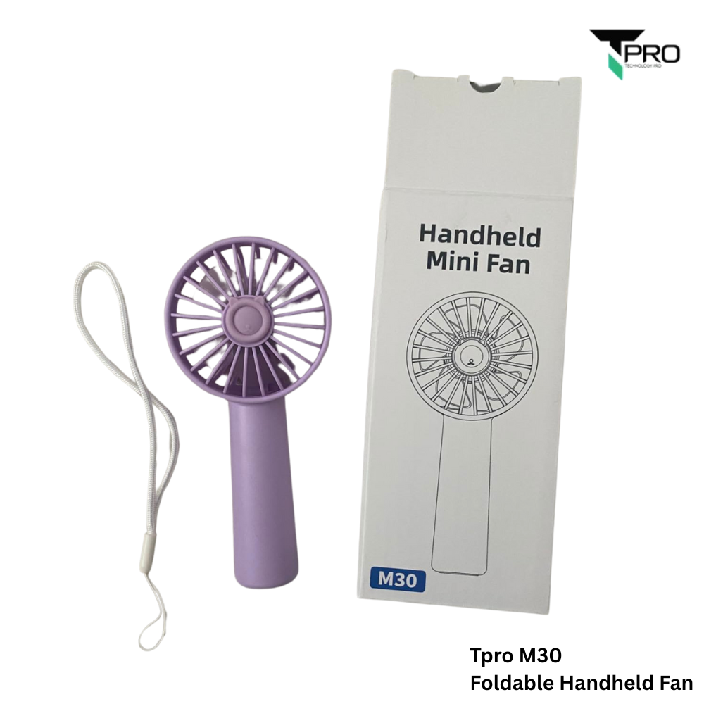 T PRO - M30 HANDHELD FAN (3W) - Purple