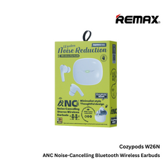 REMAX - COZYPODS W26N ANC Noise-Cancelling Bluetooth Wireless Earbuds - White