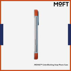 MOFT - MOVAS™ Color-Blocking Snap Phone Case For iPhone 17 Pro Max - Soothing Mist + Sunrise