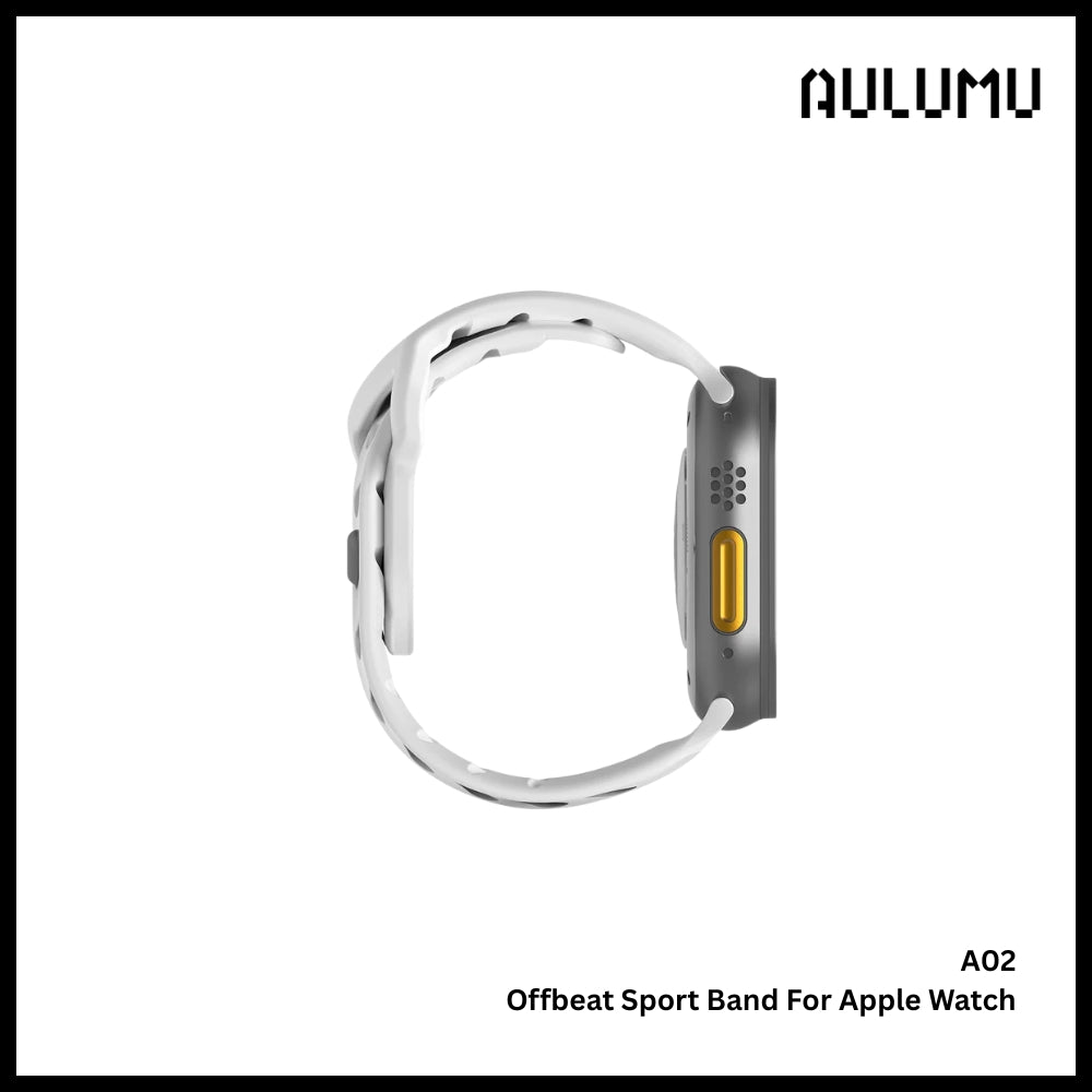AULUMU - A02 Offbeat Sport Band for Apple Watch Series - White