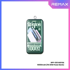 REMAX - RPP-636 Wefon Series 10000mAh Fast Charging Ultra thin Power Bank(20W) - Purple