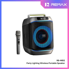 REMAX - RB-MB12 Lighting Party Bluetooth Wireless Speaker ( 60W ) - Black