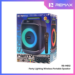 REMAX - RB-MB12 Lighting Party Bluetooth Wireless Speaker ( 60W ) - Black