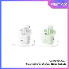 REMAX - Cozybuds W27 Starryue Series Bluetooth Wireless Earbuds - White