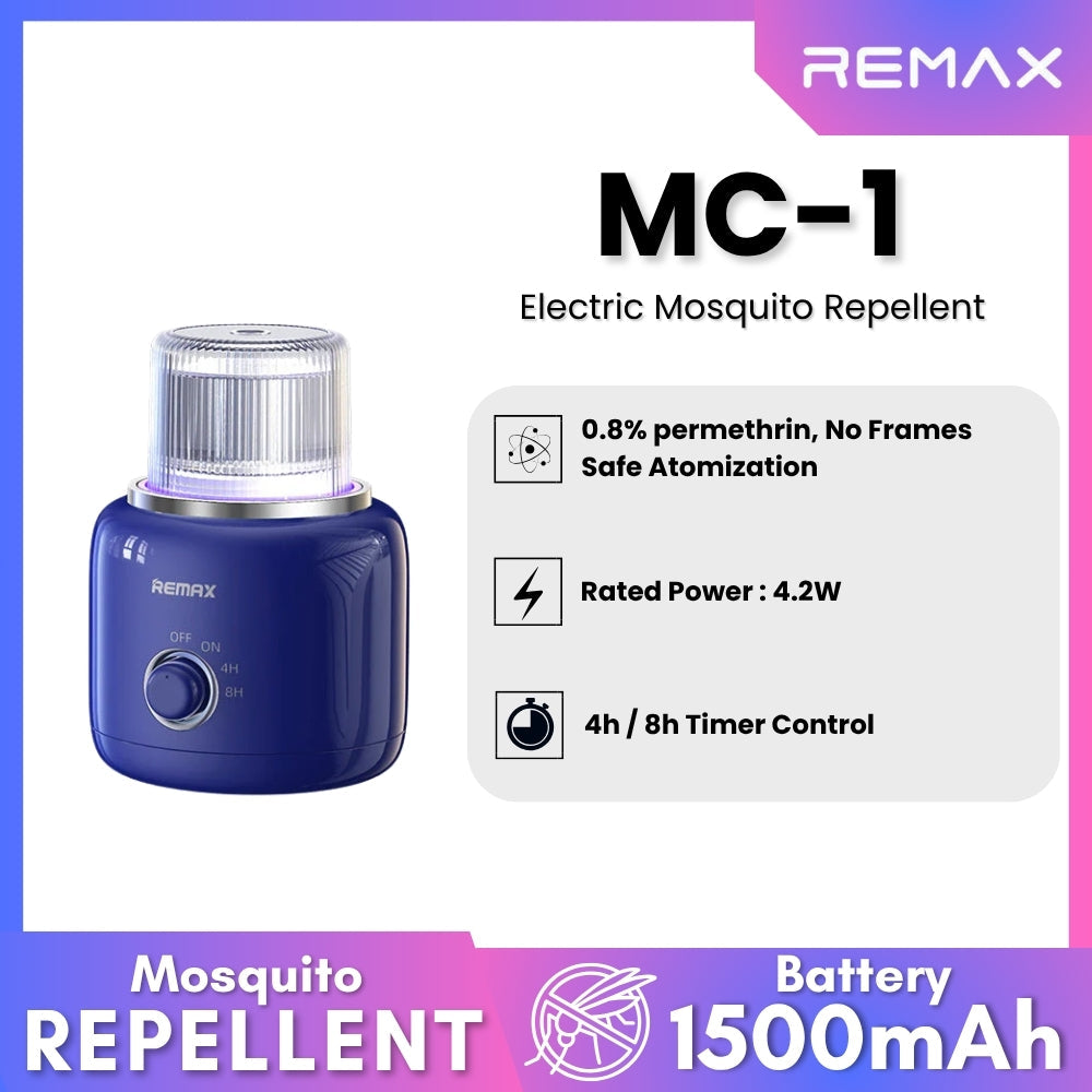 REMAX - MC-1 Electric Mosquito Repellent (4.2W) - Blue