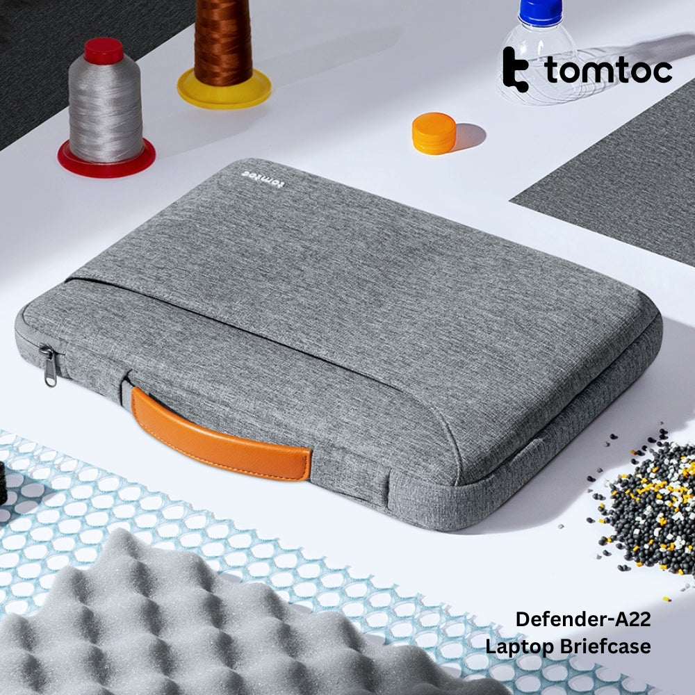 Tomtoc - Defender-A22 Laptop Briefcase ( 16 Inch Universal ) - Grey