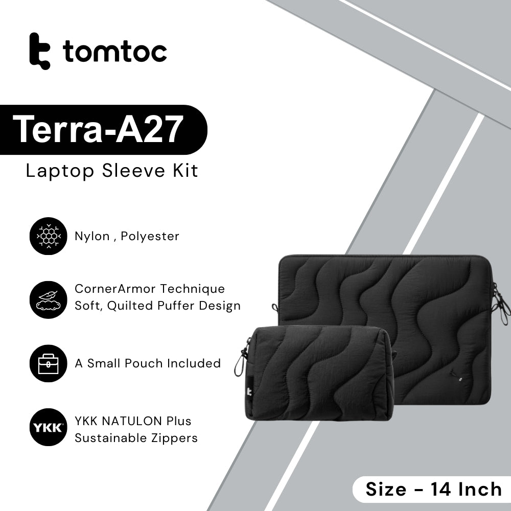 Tomtoc - Terra-A27 Laptop Sleeve Kit ( 14 Inch ) - Lavascape