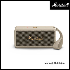 Marshall Middleton Portable Bluetooth Speaker - Cream