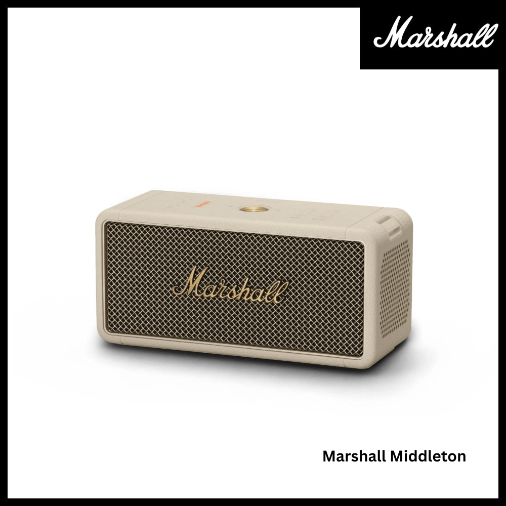 Marshall Middleton Portable Bluetooth Speaker - Cream