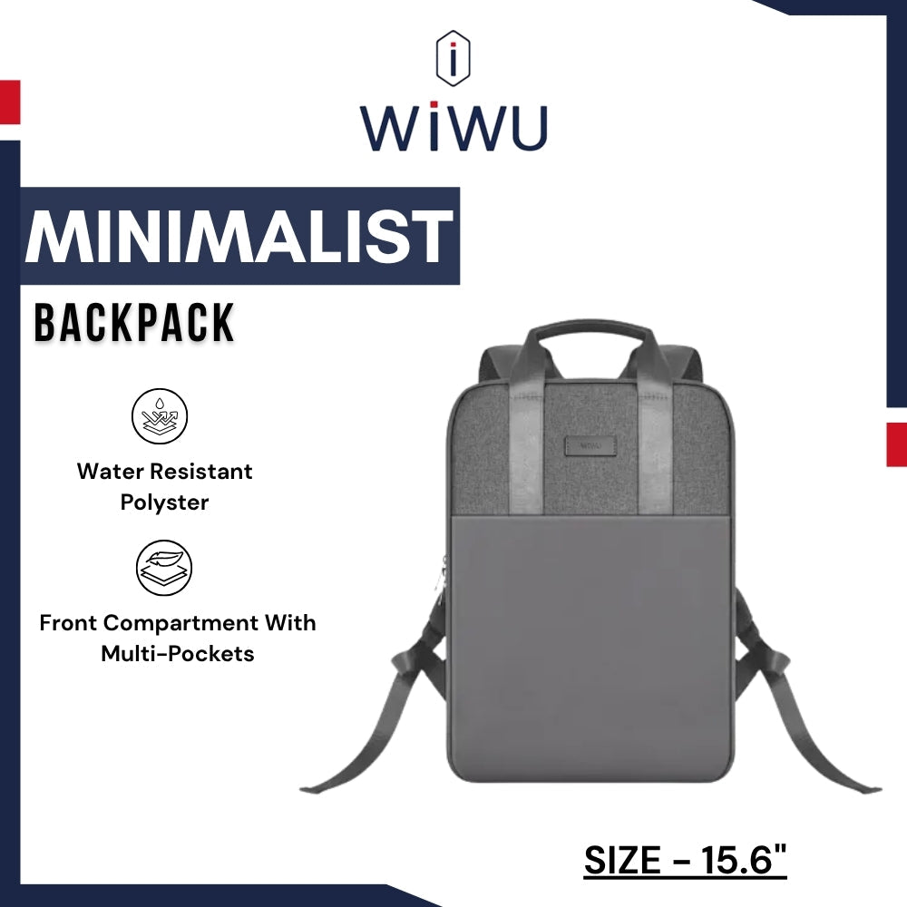 WIWU - Minimalist Backpack (15.6") - Grey