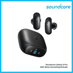 SOUNDCORE - Liberty 5 Pro ANC Noise Cancelling Earbuds - Black