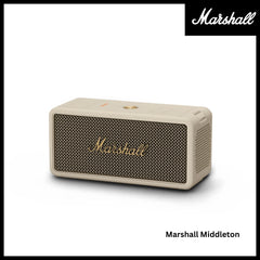 Marshall Middleton Portable Bluetooth Speaker - Cream