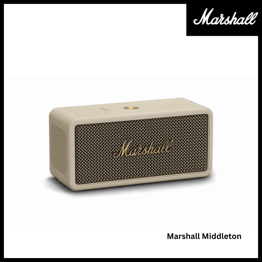Marshall Middleton Portable Bluetooth Speaker - Cream