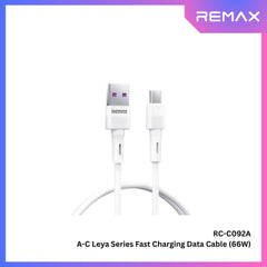 REMAX - RC-C092A Leya Series USB to Type-C Fast Charging Data Cables (66W) - White