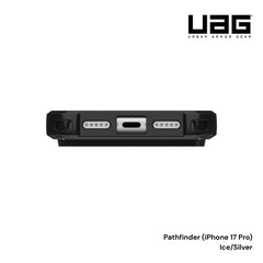 UAG -Pathfinder Magsafe Clear Case For iPhone 17 Pro - Ice/Silver