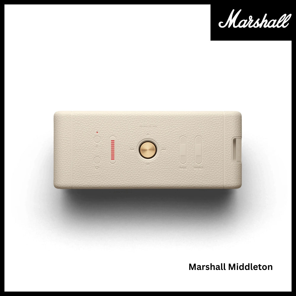 Marshall Middleton Portable Bluetooth Speaker - Cream