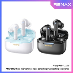 REMAX - CozyPods JZ02 ANC+ENC Noise Reduction Bluetooth Wireless Earbuds - Black