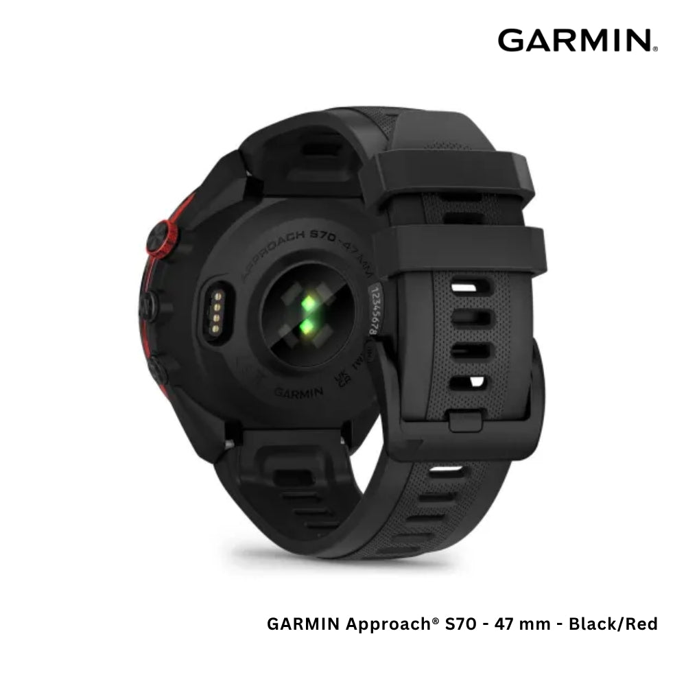 GARMIN - Approach® S70 Smart Watch ( 47mm ) | Black/Red