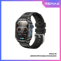 REMAX - Watch 30 AMOLED GPS Outdoor Smart Watch - Tarnish