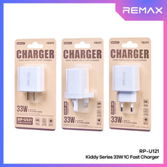 REMAX - RP-U121 Kiddy Series PD Fast Charger (33W) - White