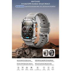 REMAX - Watch 30 AMOLED GPS Outdoor Smart Watch - Tarnish