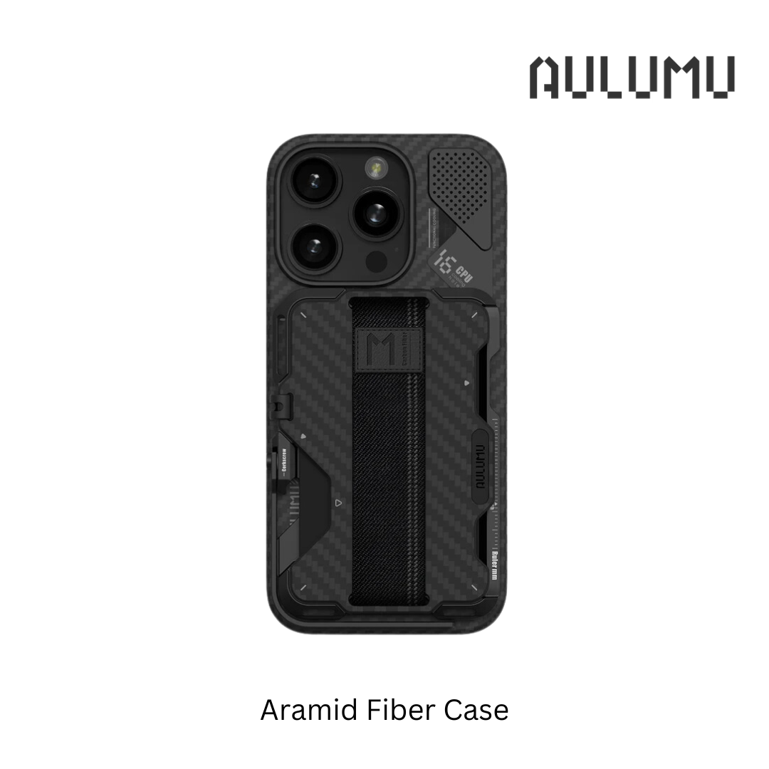 iPhone 16 Pro Max >> AULUMU A16 Aramid Fiber Case - Black