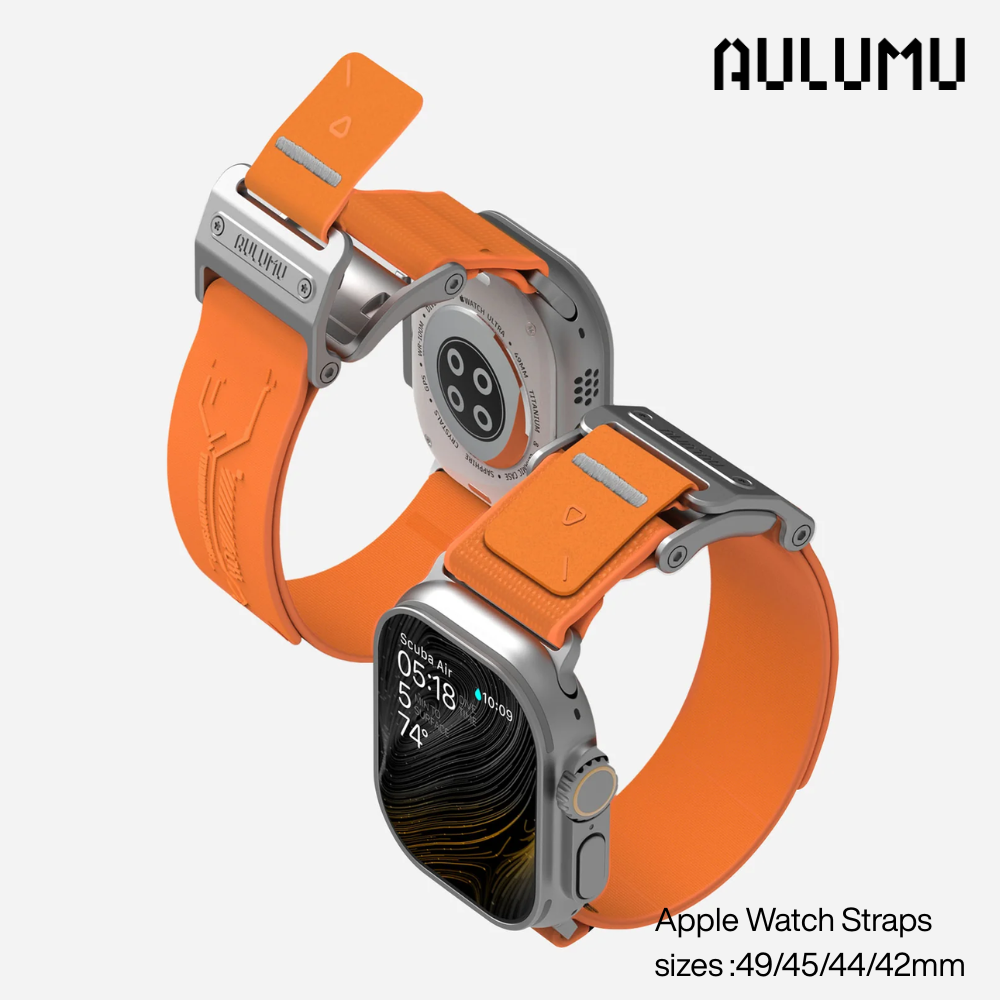AULUMU A11 Mag Buckle Slim Band for Apple Watch Series(Watch Strap)