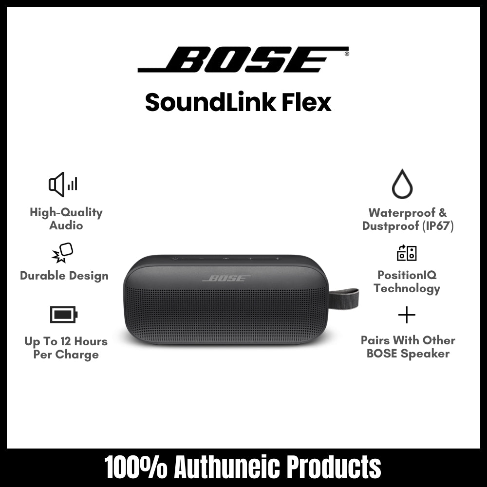 BOSE - SoundLink Flex Bluetooth Speaker - Black