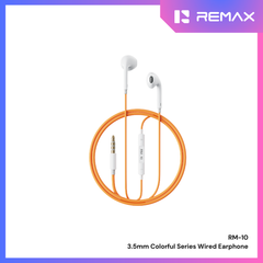 REMAX - RM-10 3.5mm Colorful Series Wired Earphone - Orange